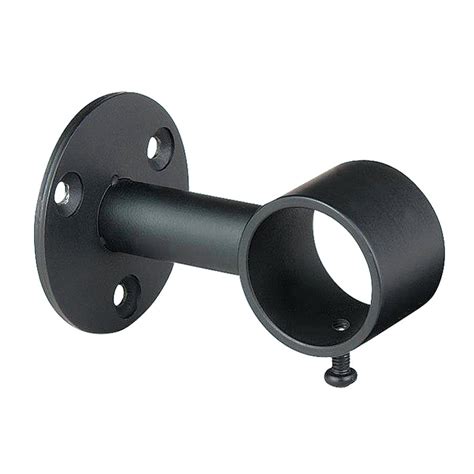 curtain brackets heavy duty metal black|6 inch projection curtain rods.